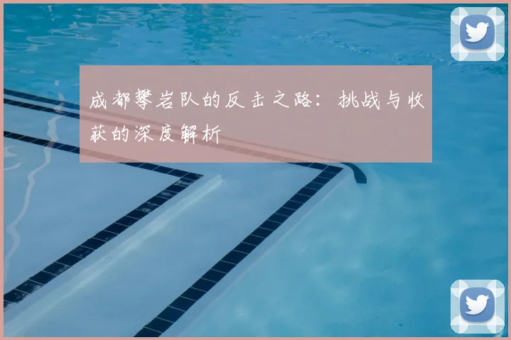 成都攀岩队的反击之路：挑战与收获的深度解析