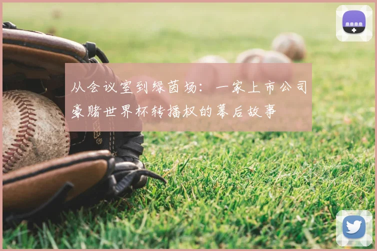 从会议室到绿茵场：一家上市公司豪赌世界杯转播权的幕后故事